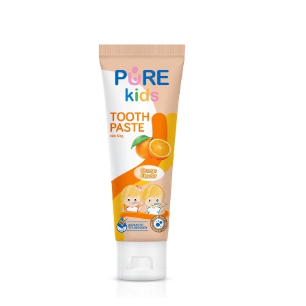 PUREKIDS TOOTHPASTE ORANGE 50ML Pasta Gigi Anak