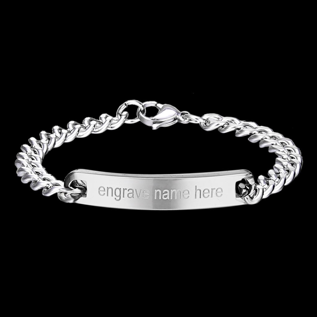 Gelang Pasangan Bahan titanium steel Untuk Pria Dan Wanita