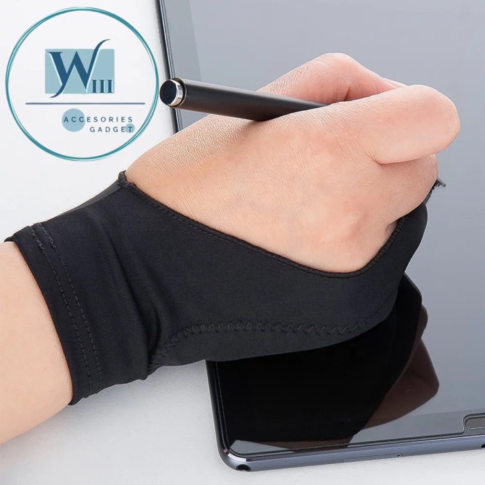 GLOVE PALM REJECTION UNTUK LUKIS KUALITAS TERBAIK GLOVE FOR DRAWING