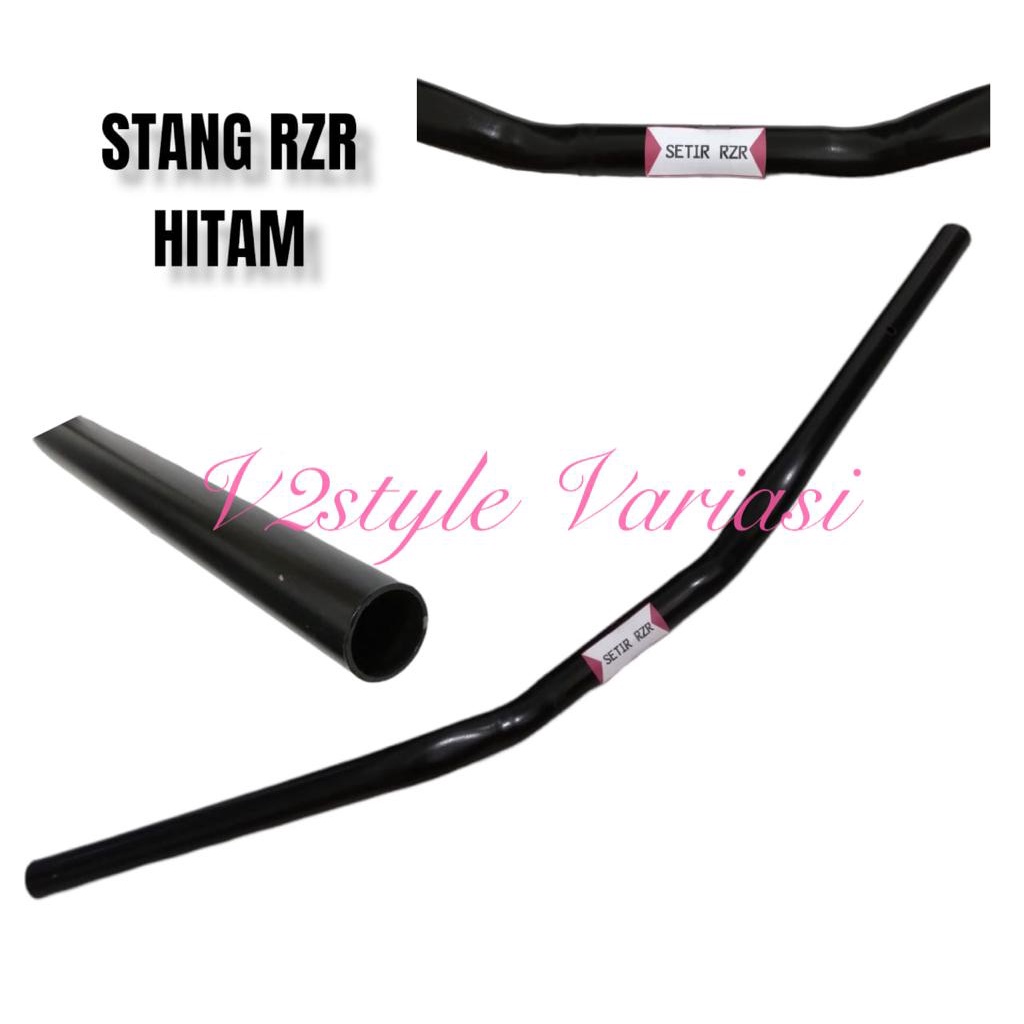 STANG FATBAR HITAM BLACK SERIES ROAD RACE VARIASI SETANG MOTOR UNIVERSAL VIXION CB150R SCORPIO RXKING VERZA BEATSTREET XRIDE SATRIA FU SONIC R150 GTR 150 Ninja R15 PCX NMAX VEGA MIO Byson RZR CB150R R25 R15V2 R15V3 JUPITER X MX KING MX135 GL BESI PIPA