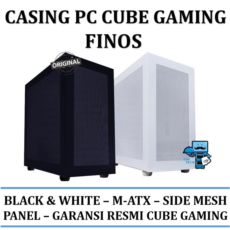 Casing PC Cube Gaming Finos - M-ATX, ITX Original