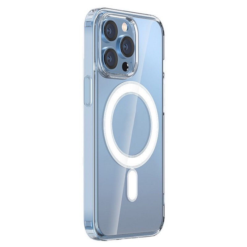 Case Magnetik Bentuk Lingkaran Untuk iPhone 14 13 12 11 Pro Max Mini XS XR