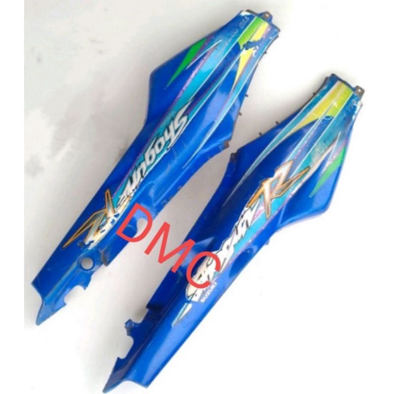 cover body belakang suzuki shogun 110 r new biru suzuki shogun shogun