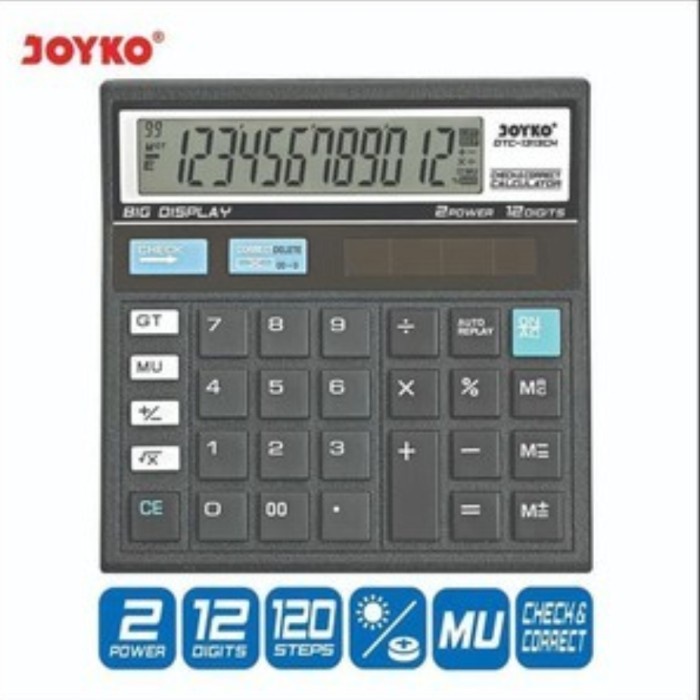 

Kalkulator Elektronik Joyko 12 Digits DTC 1313 CH