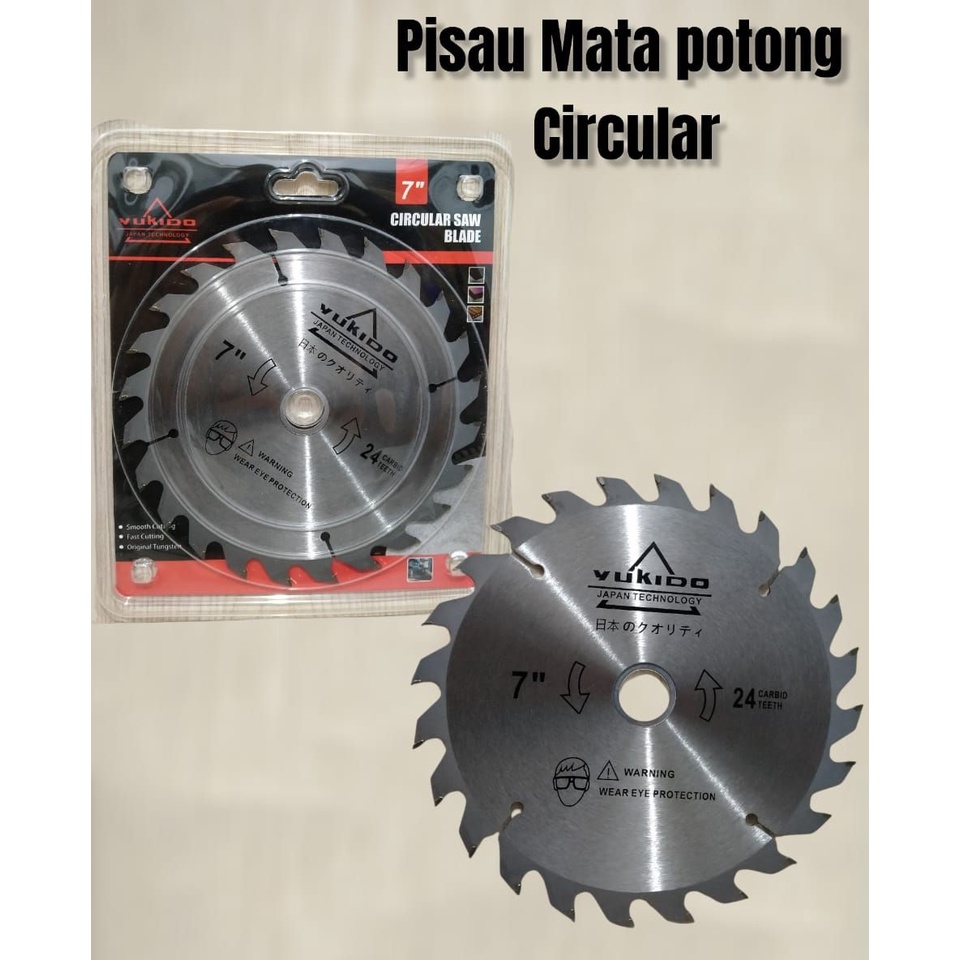 PAKET SET - ADAPTOR BOR JADI GERINDA DENGAN MATA POTONG KAYU CIRCULAR SAW 4'