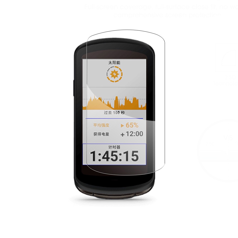 Pelindung Layar Tempered Glass 2.5D HD Anti Gores Untuk Garmin Edge 1040 GPS Stopwatch