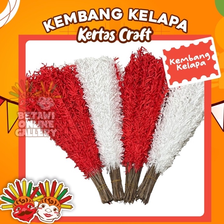 Hiasan Kembang Kelapa Hologram / Kembang kelapa 50 cm