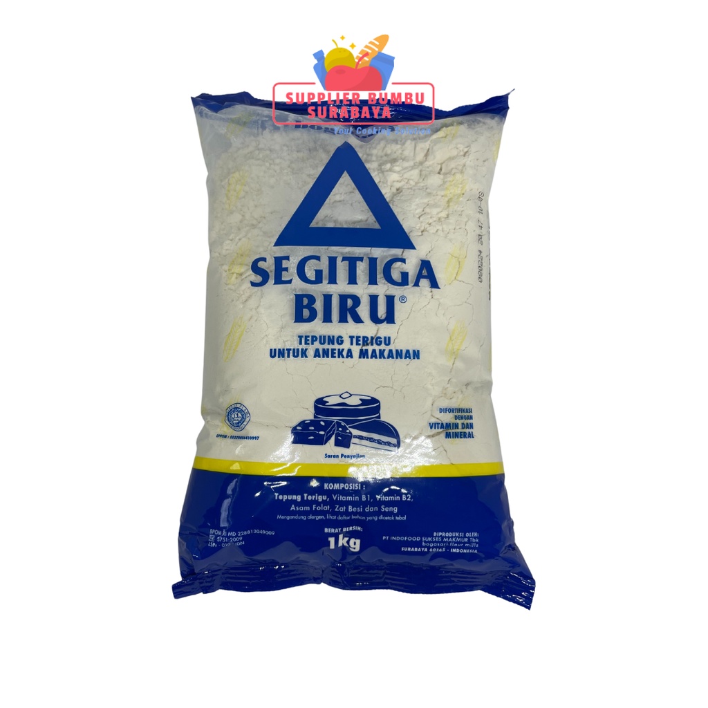 Tepung Terigu Segitiga Biru Bogasari 1kg