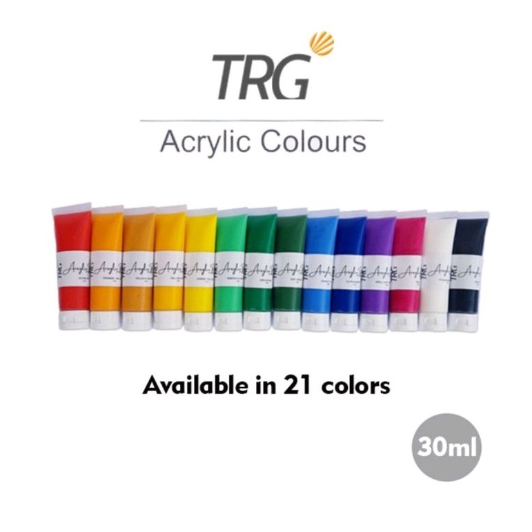 

Star Bags - TRG Acrylic Colour 30 ml - Cat Akrilik Kanvas Lukis Canvas Paint Acrylic Color 30ml