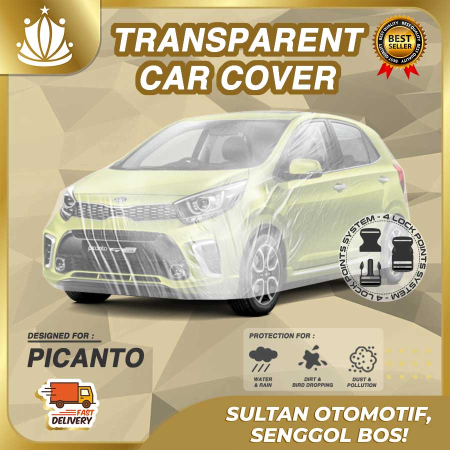 Body Cover Mobil Plastik TEBAL Picanto WATERPROOF