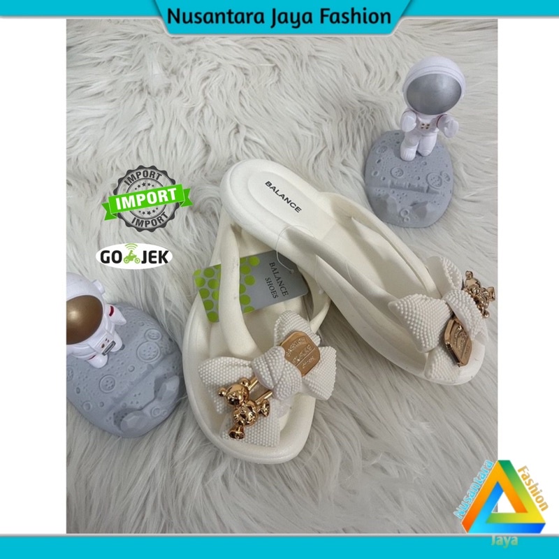 COD 12.12 Sandal Slop Wanita Terbaru - Sandal Balance 1608 A2 VRLNSN