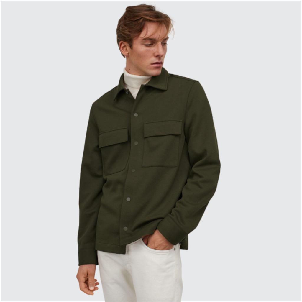 SHACKET JACKET PLEECE - JAKET SHACKET PRIA ORIGINAL - JAKET CASUAL PRIA-1