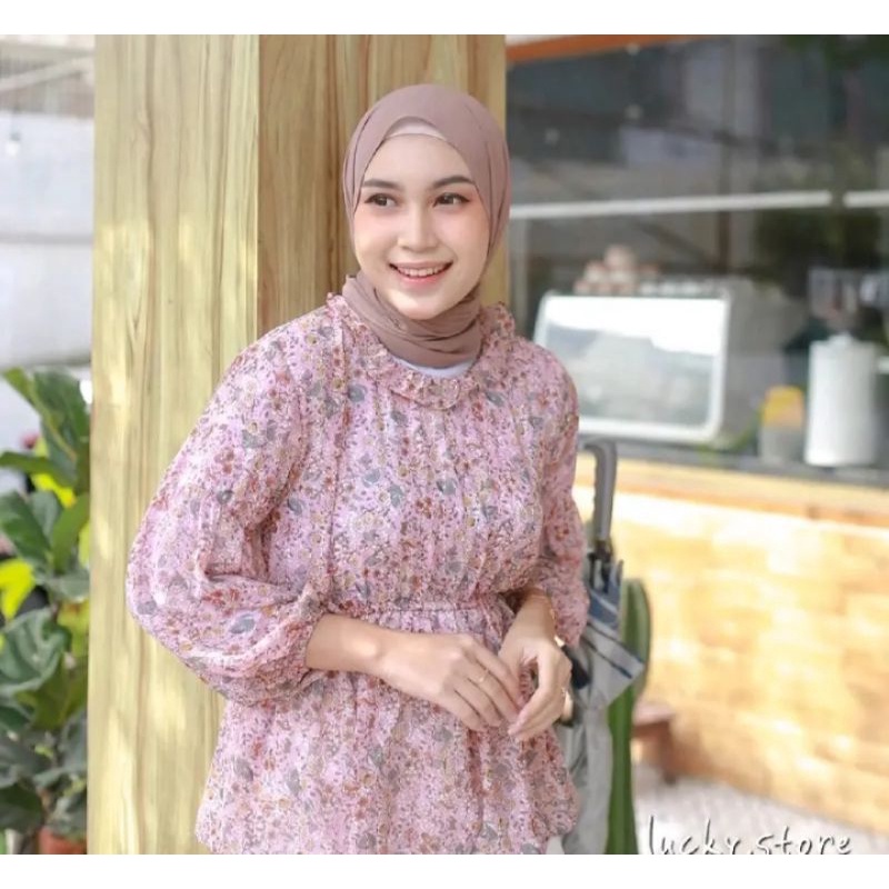 BLOUSE FLOWER CERUTY BABYDOL KERUT