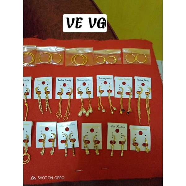 Anting yaxiya motif random tdk bisa pilih model harga sale diskon termurah
