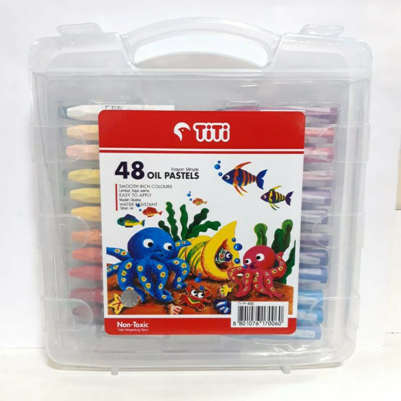 

Crayon Oil Pastel Titi 48 Warna