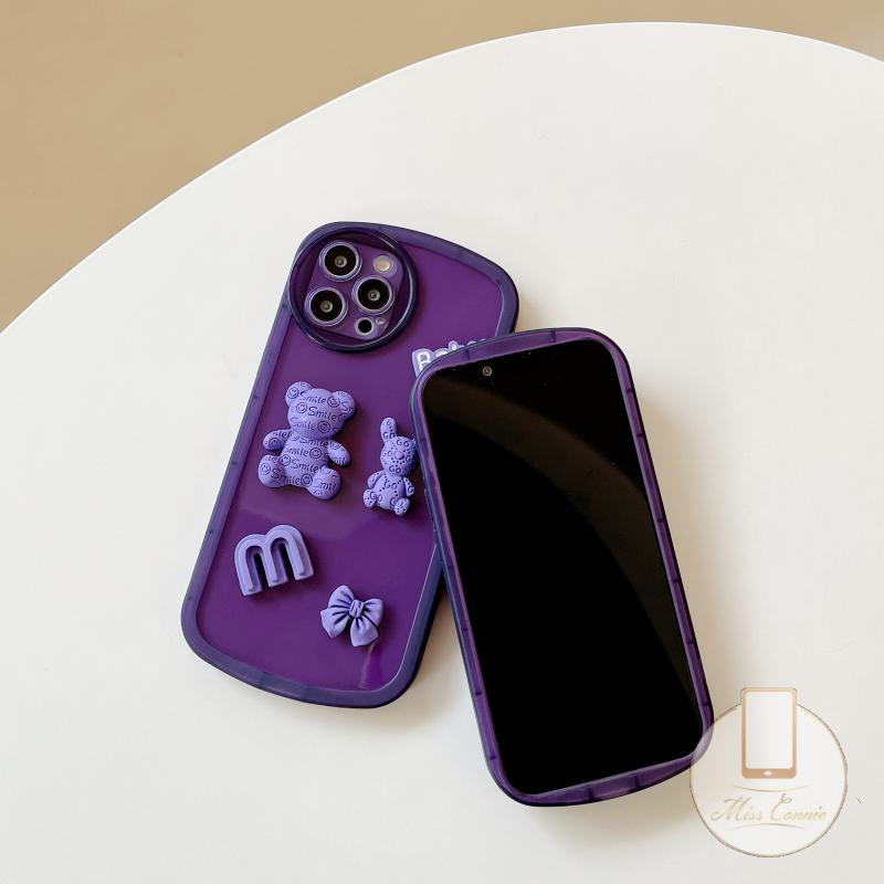 Casing TPU Realme C35 C25s C25Y 9i 5i C31 C12 C21Y C25 C11 2021 C15 C20 6i C20A 5 C11 5s C3 C2 M Gambar Beruang 3D