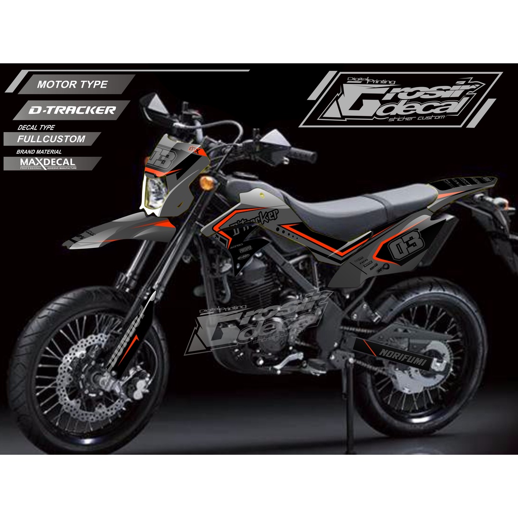 DECAL STICKER DTRACKER 150 NEW ABU DEKAL STIKER DTRACKER 150 FULLBODY