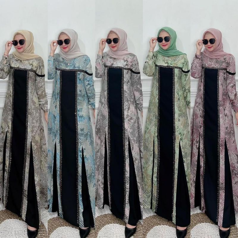 Dress By. Adisha Ori// Gamis aswan// Ready siap kirim