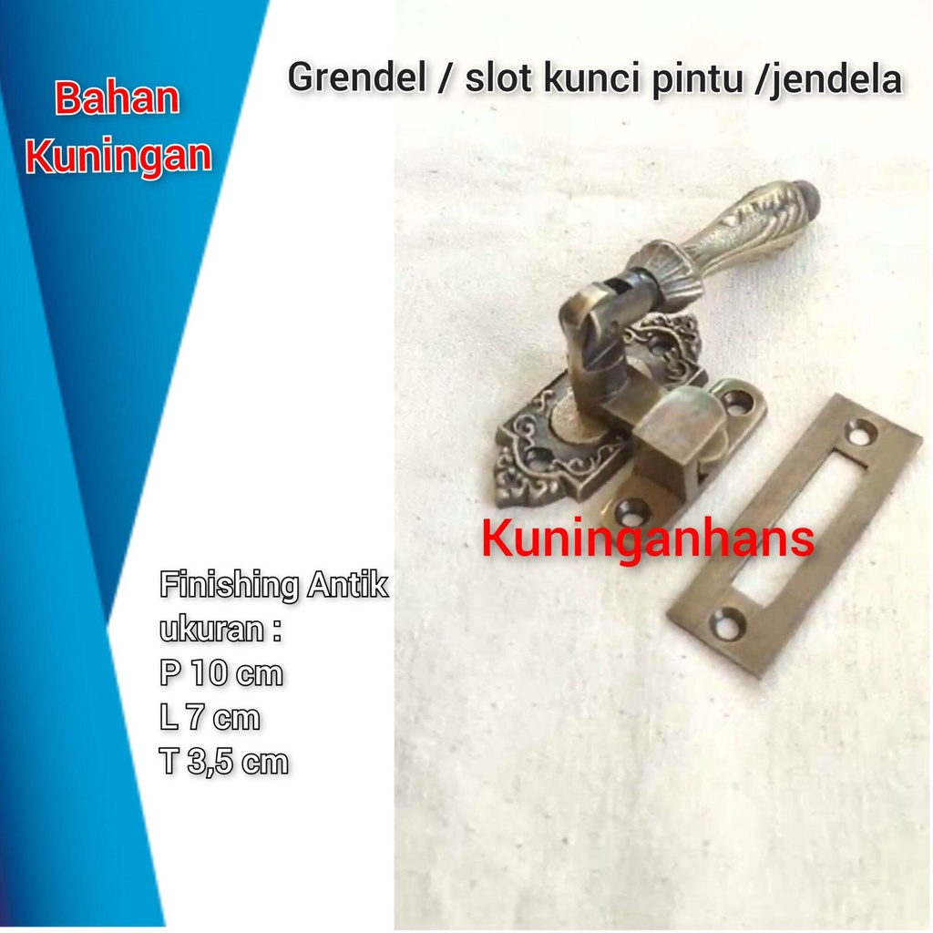 grendel jendela pintu slot kunci jendela pintu rumah antik unik