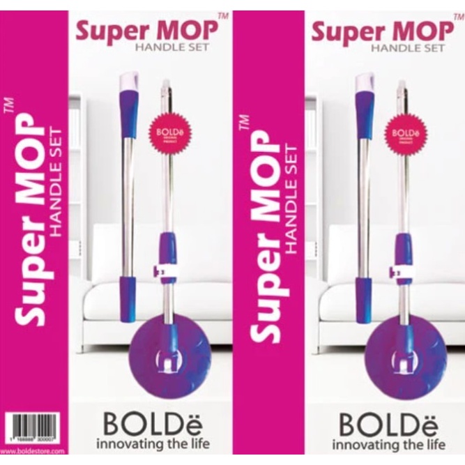 ❤ IJN ❤ BOLDe Tongkat Pel Gagang Handle Set Super MOP