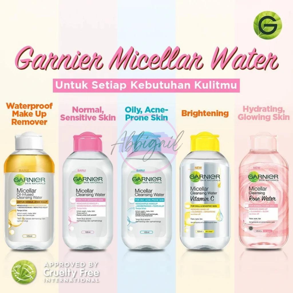 𝘈𝘉𝘎✰  Garnier Micellar Cleansing Water / Pembersih Wajah Garnier / Infused Cleansing Water / Micellar Water / Viva Face Tonic / Viva Cleanser / Toner Pembersih Wajah / Citra Pearly White UV / Sunscreen Citra 2012