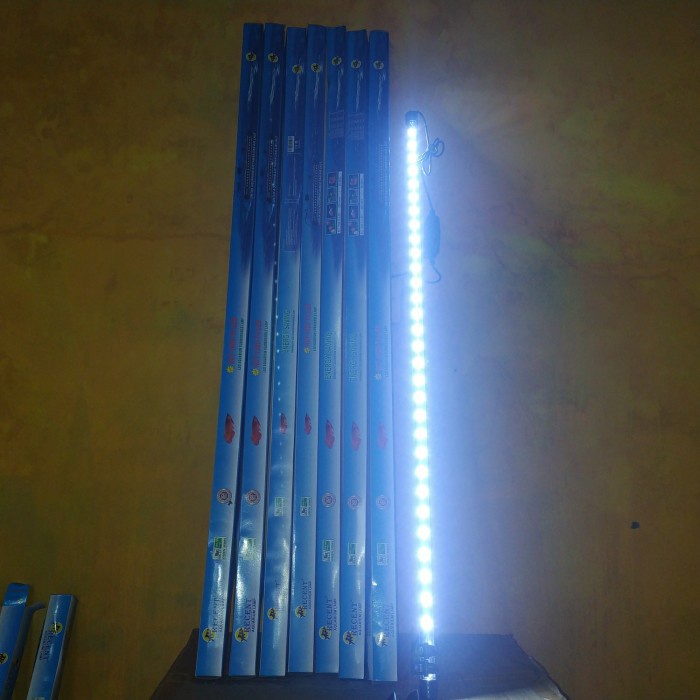 Lampu LED Celup Akuarium Kolam Recent RCT1200 120cm warna Putih