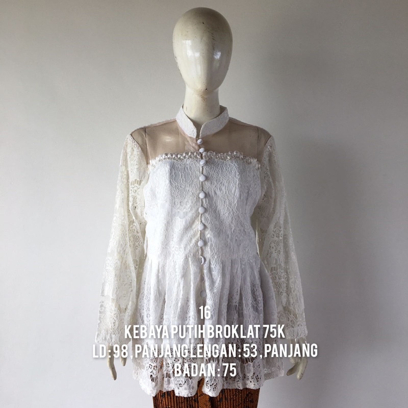 kebaya wisuda/kebaya broklat