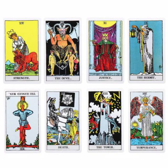 The Rider Tarot / Tarot Ramalan Alat Sulap/Kartu Tarot Rider/The Rider Tarot The  Magician