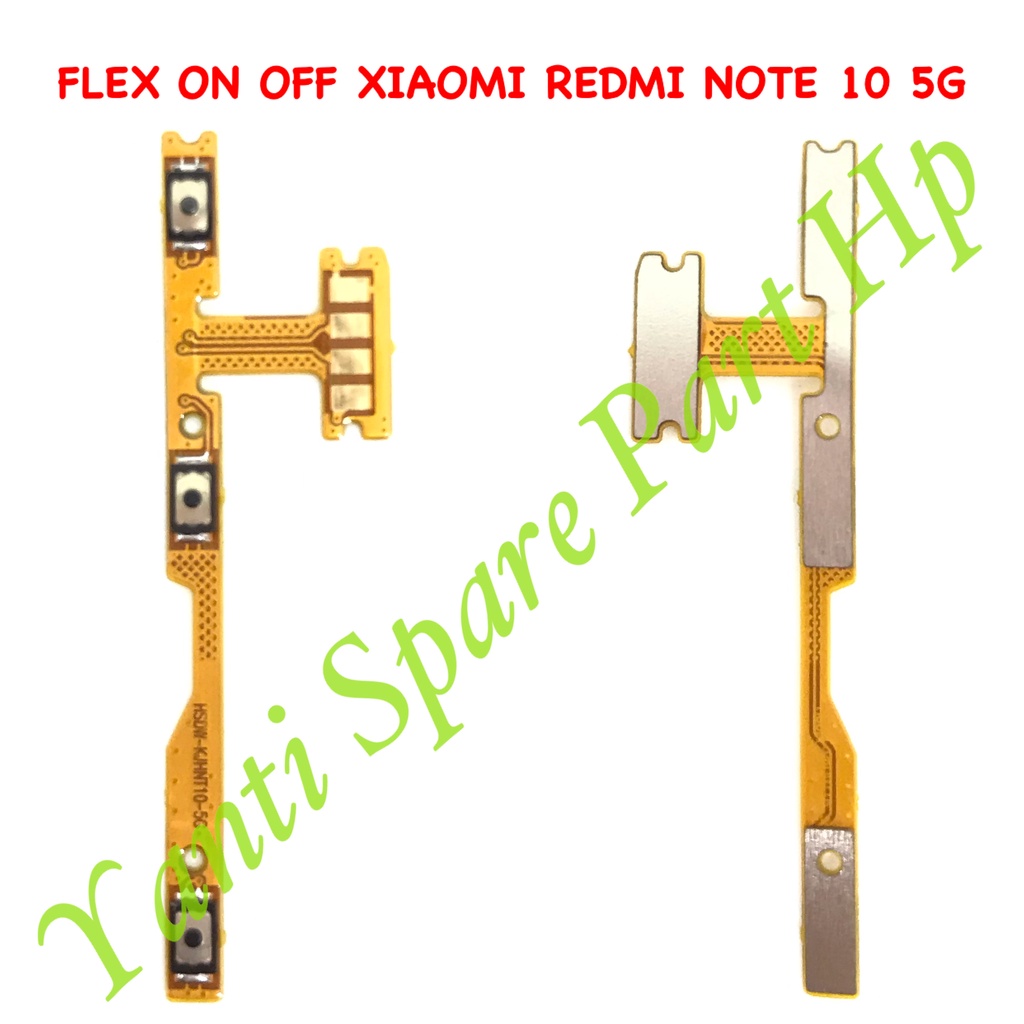 Flexible On Off Xiaomi Redmi Note 10 5G Original Terlaris New