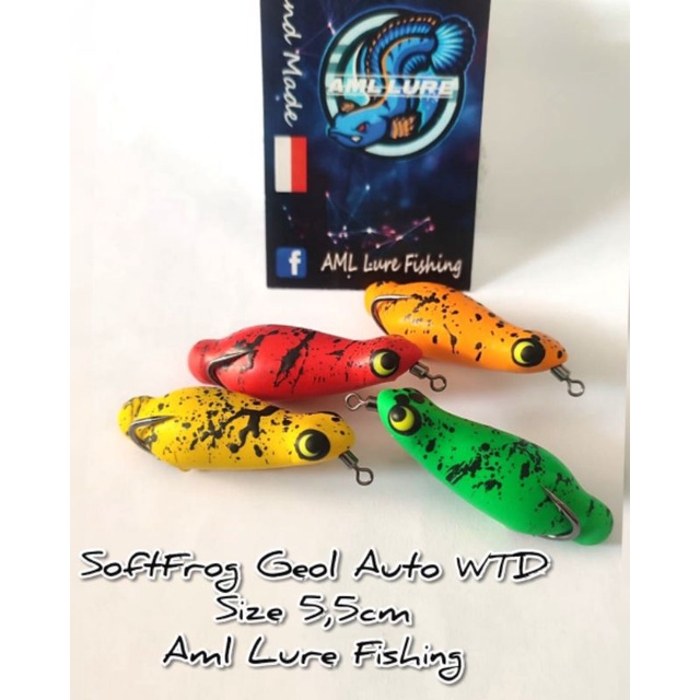 Soft Frog Geol Auto Wtd 5,5cm/Soft Frog/lure casting