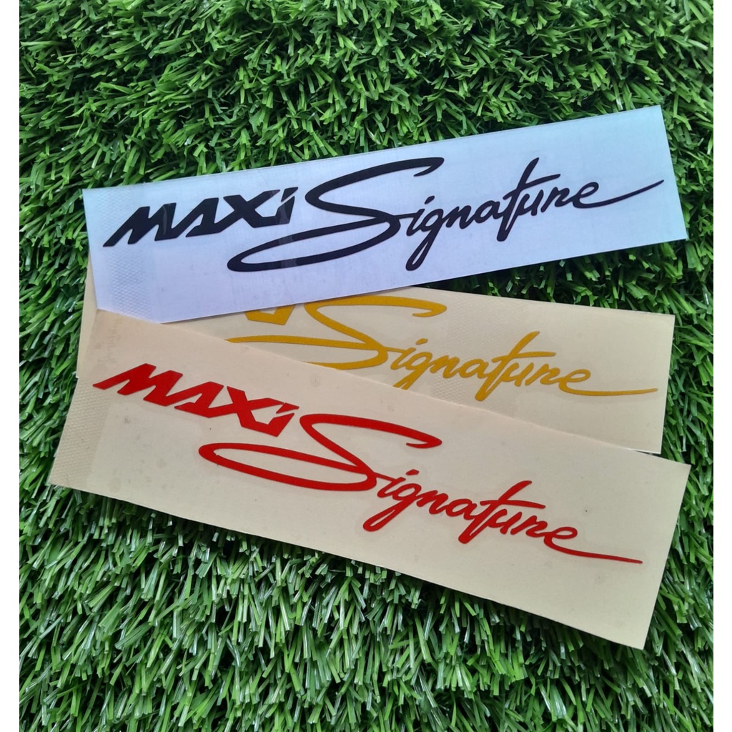 Sticker nmax - Stiker maxi signature cutting