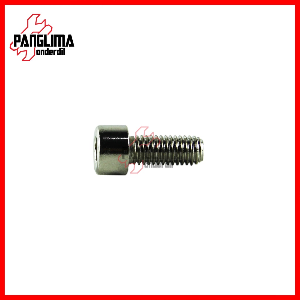 Baut L-L6 8x20-8X20-M 8 x 20 Kunci-K 5 P-Pitch 1.25 Baud-Bolt