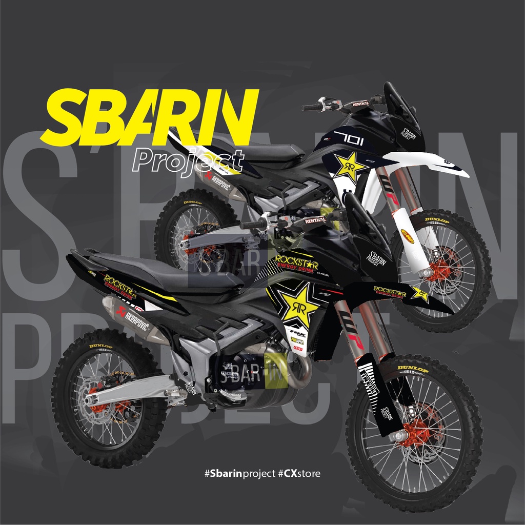 Decal Honda CS1 - Motocross 01 I Sbarin Project