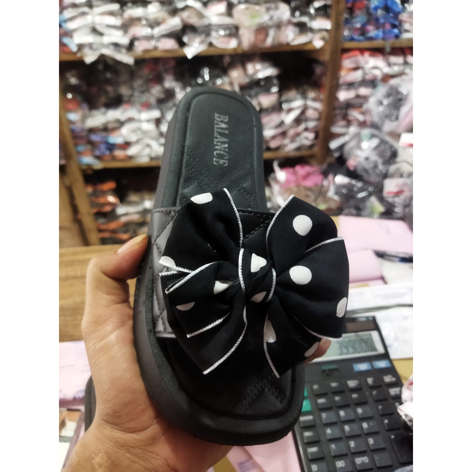 Sandal selop jelly wanita dewasa pita polkadot balance 239-3 (36-40) sandal selop wanita dewasa import terlaris 2023