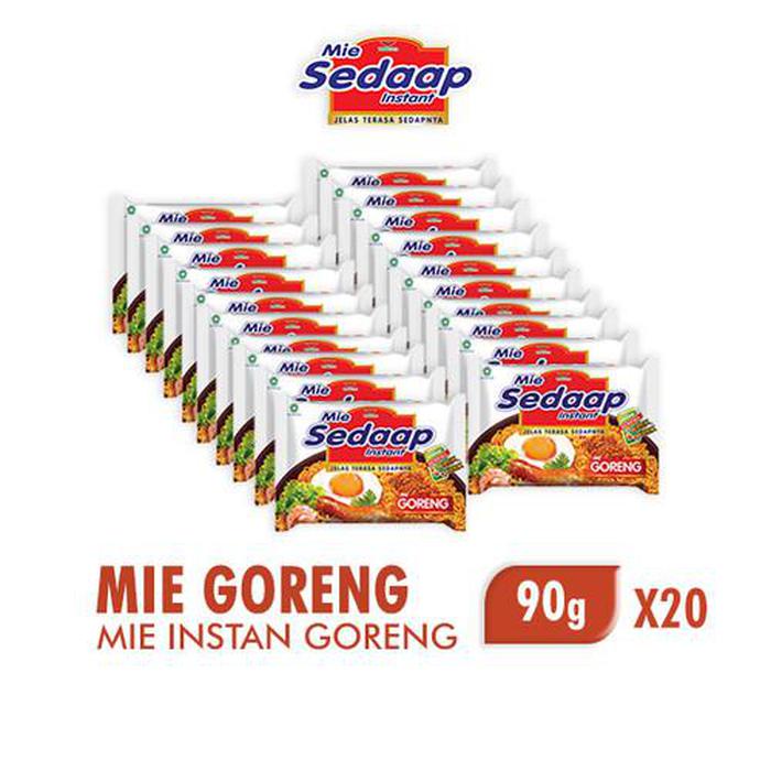 

Sedaap Mie Instan Goreng 90 gr x 20 pcs_hf1661