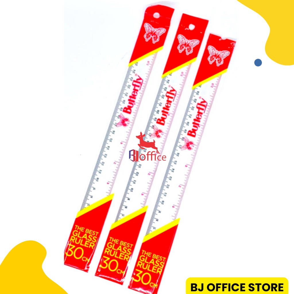 

BUTTERFLY Penggaris Plastik 30 cm