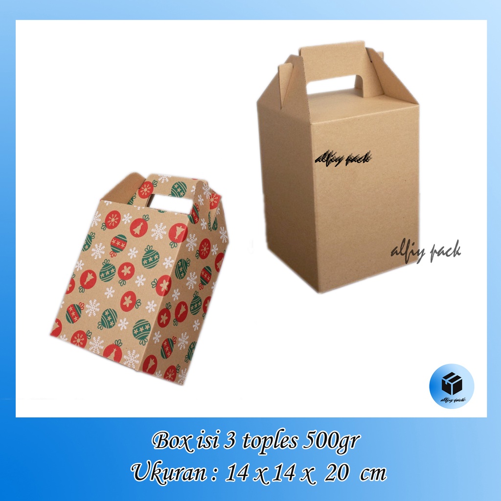 

1pack isi 10pcs KARDUS JINJING MIKA THINWALL ISI 3 x 1000ml / 1 liter UKURAN 18X12.5X23 CM GABLE BOX KEMASAN DESSERT CAKE KOTAK PACKAGING HAMPERS
