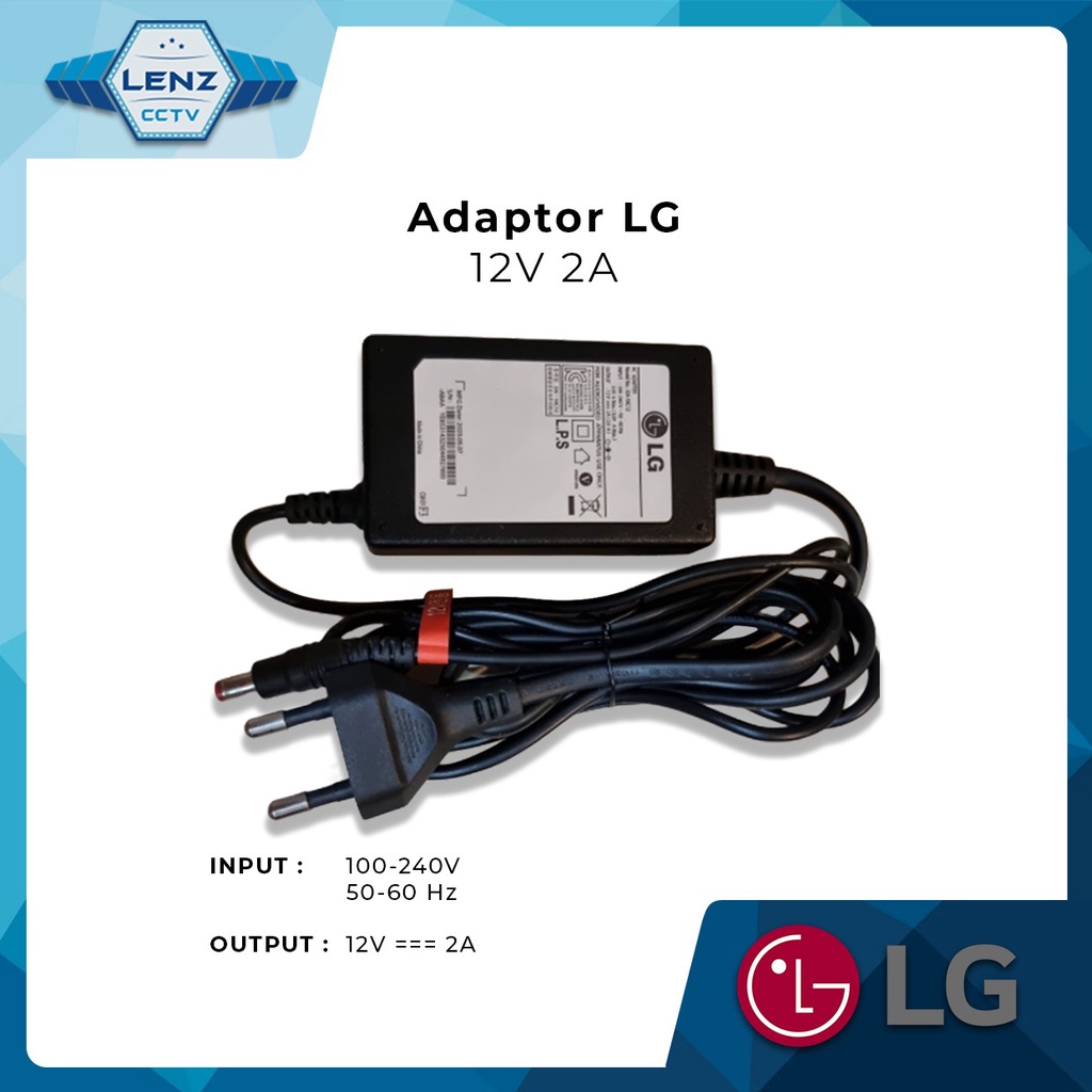Jual Adaptor LG 12V 2A / Adaptor LG Shopee Indonesia
