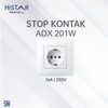 HISTAR ADX201C 16A 250V SOCKET OUTLET WITH