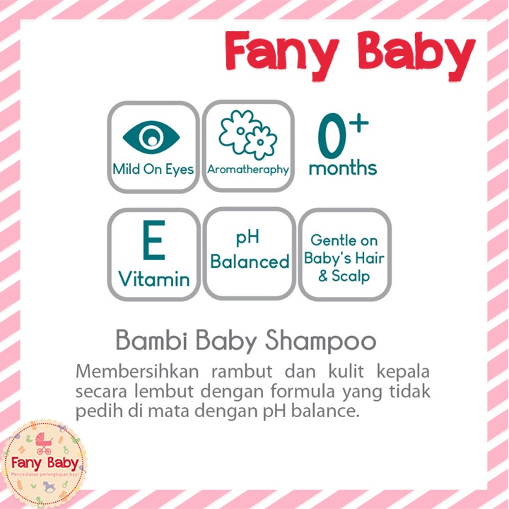 BAMBI BABY SHAMPOO PUMP 500ML