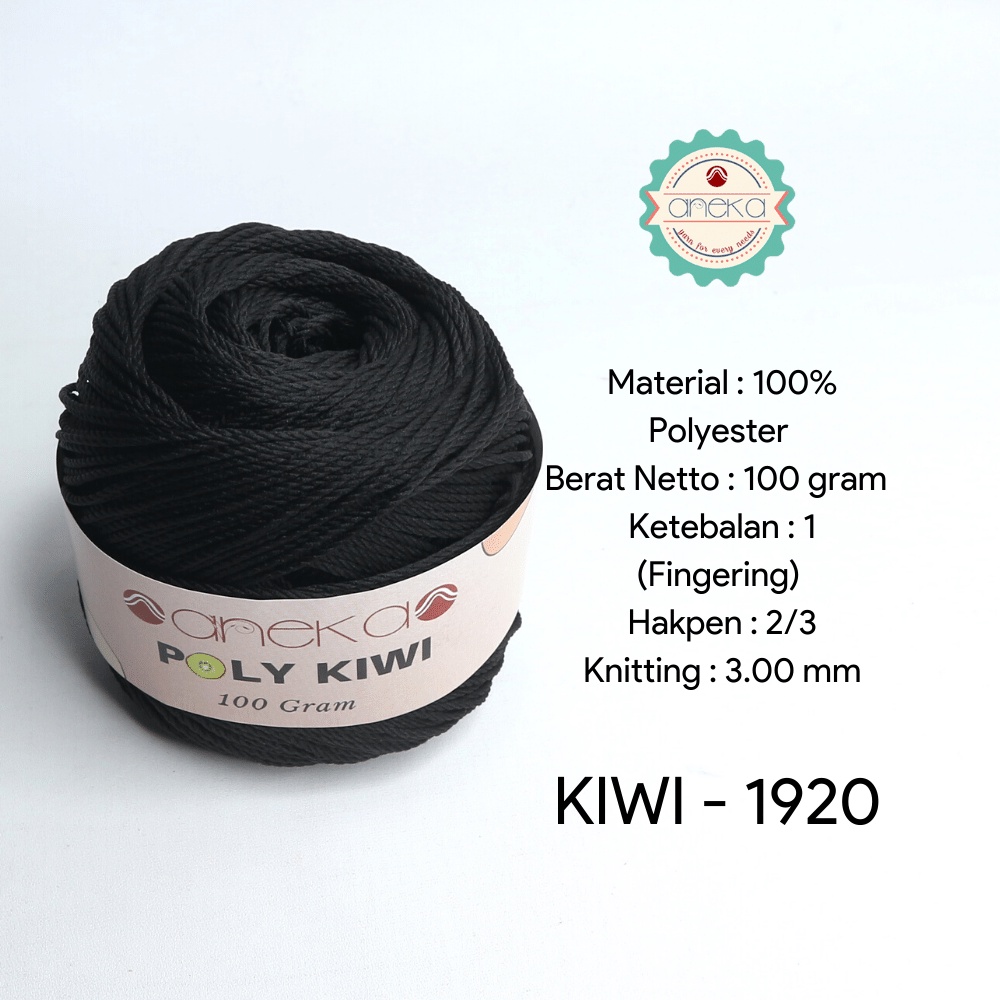 Benang Rajut Poli / Poly Kiwi Yarn - PREMIUM - 1920