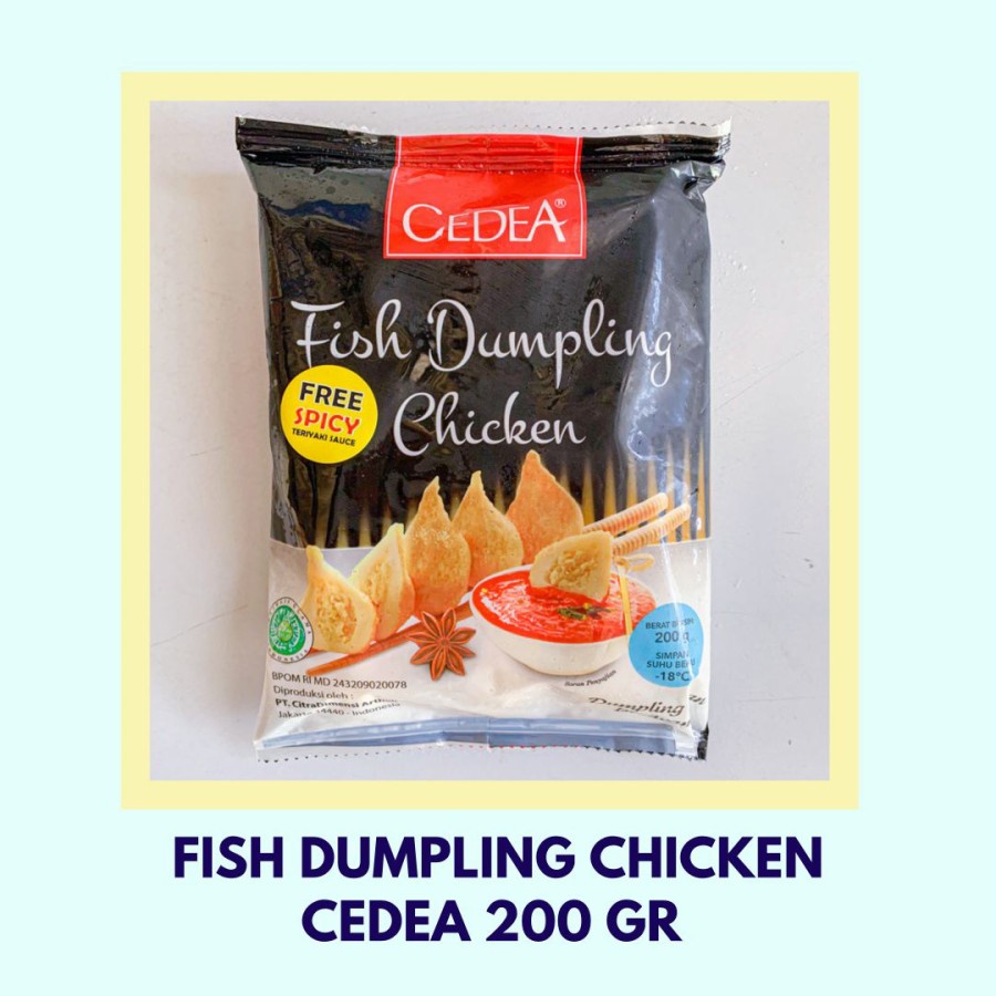 Fish Dumpling Chiken 200 gr Produk Cedea