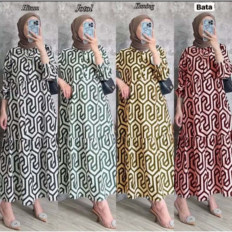 Gamis Zara Dress Zara Rayon Premium