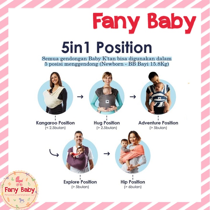 BABY KTAN CARRIERS PRINT DANDELION / GENDONGAN BAYI