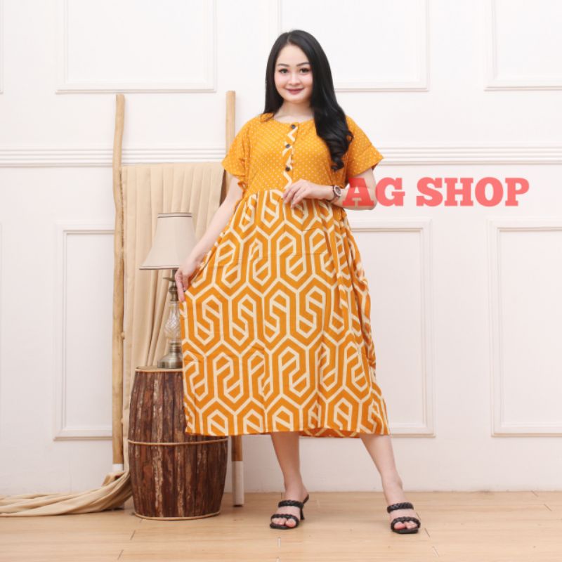 DASTER CHIBI TERBARU - DRESS CIBI MOTIF VIRAL - HOMEDRESS KOMBINASI MOTIF Z4R4