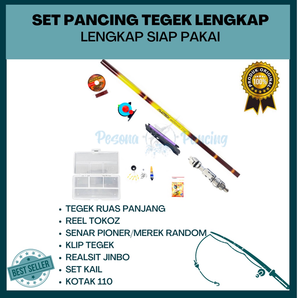 Set Pancing Lengkap TEGEK RUAS Panjang Siap Pakai Sangat MURAH