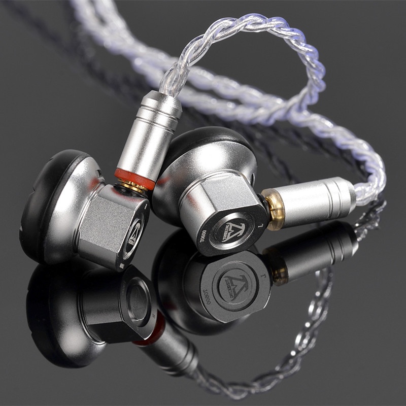 Toneking TO600 Headset Earphone Earbuds Metal Stereo HIFI 600ohm Impedansi Tinggi Dengan Kabel MMCX Bisa Dilepas BL1 TO4