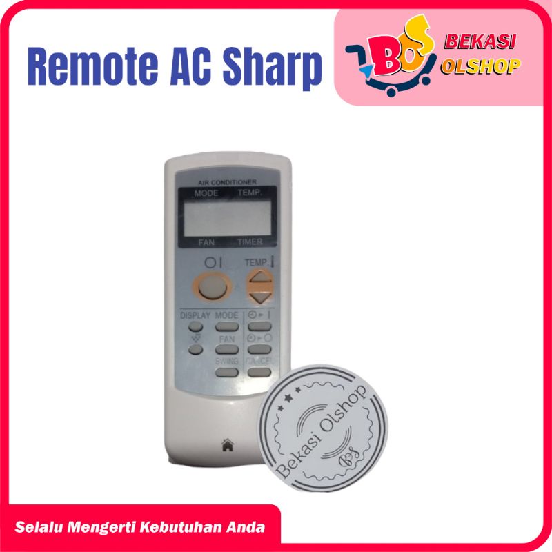 Remot AC Sharp Grade Original / Remote AC Sharp ION-Plasmacluster