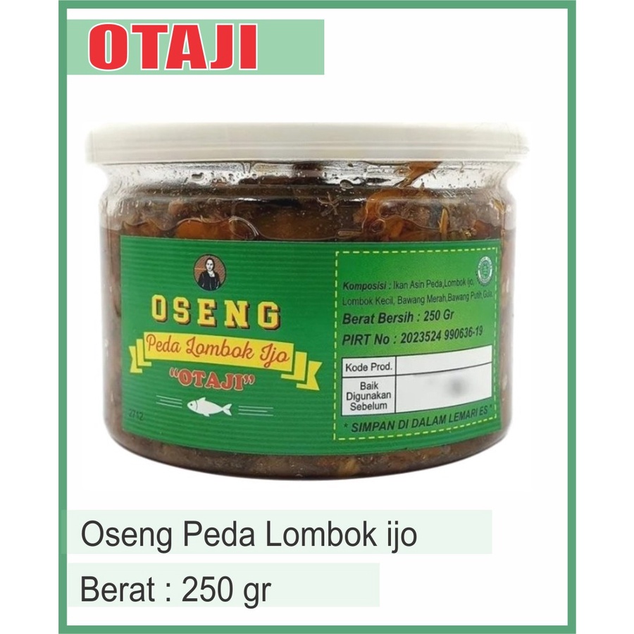 

Otaji Oseng Peda Lombok Ijo 250gr