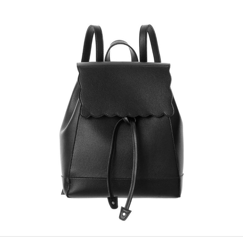 Tas Miniso Scalloped Flap Backpack Original model kekinian